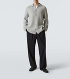 The Row Barkley wool and cashmere cardigan