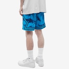 Air Jordan Men's Dri-Fit All Over Print Diamond Short in Laser Blue/Navy/Black