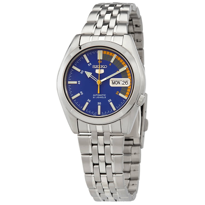 Photo: Seiko 5 Automatic Blue Dial Mens Watch SNK371K1