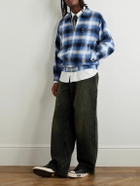 Wacko Maria - Checked Oxford Shirt Jacket - Blue