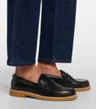 Golden Goose Jerry distressed leather penny loafers