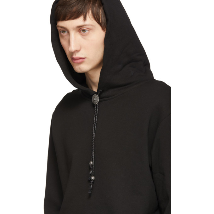 Saint Laurent Black Bolo Hoodie Saint Laurent