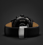 Montblanc - Summit 2 42mm Steel and Leather Smart Watch, Ref. No. 119438 - Black