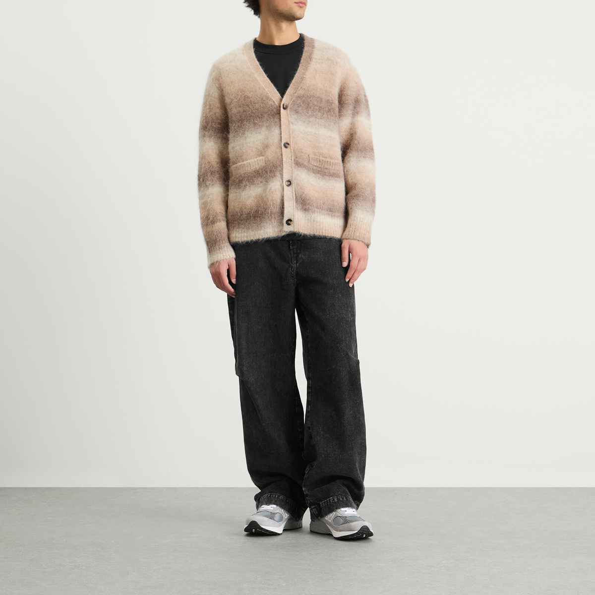 Corridor Men's Ombre Cardigan in Natural