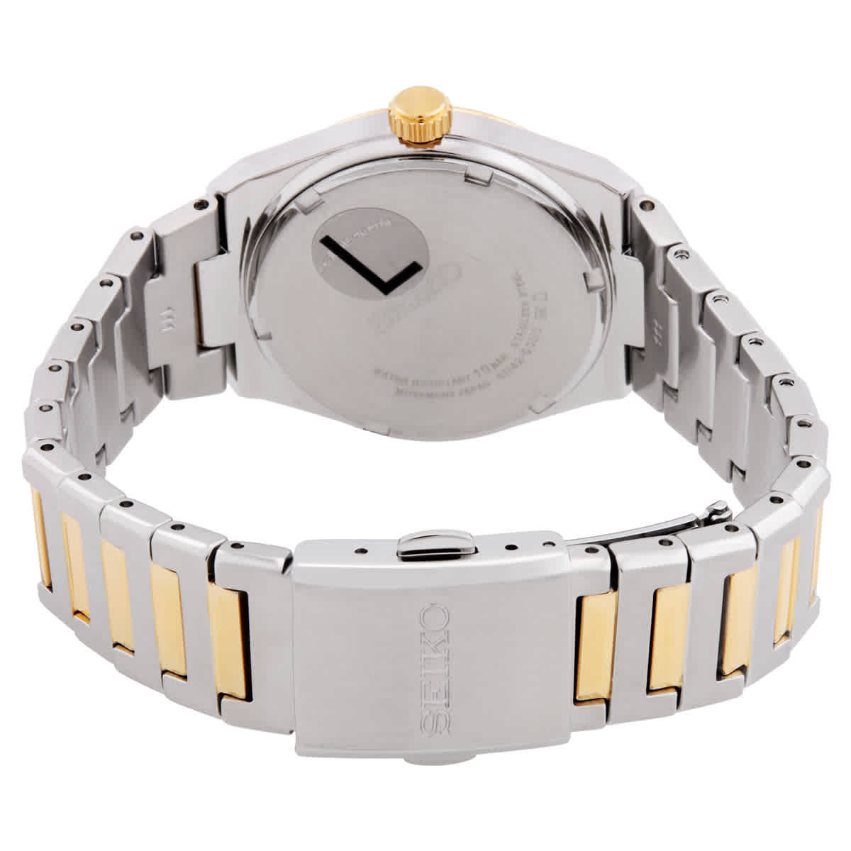Seiko Quartz White Mother of Pearl Dial Ladies Watch SUR604P1