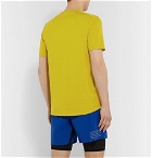 Salomon - XA Perforated Stretch-Jersey T-Shirt - Yellow