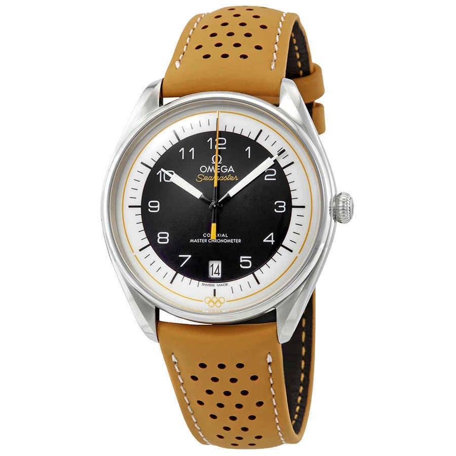 Omega Seamaster Olympic Timekeeper Automatic Tan Leather Mens Limited Edition Watch 522.32.40.20.01.002