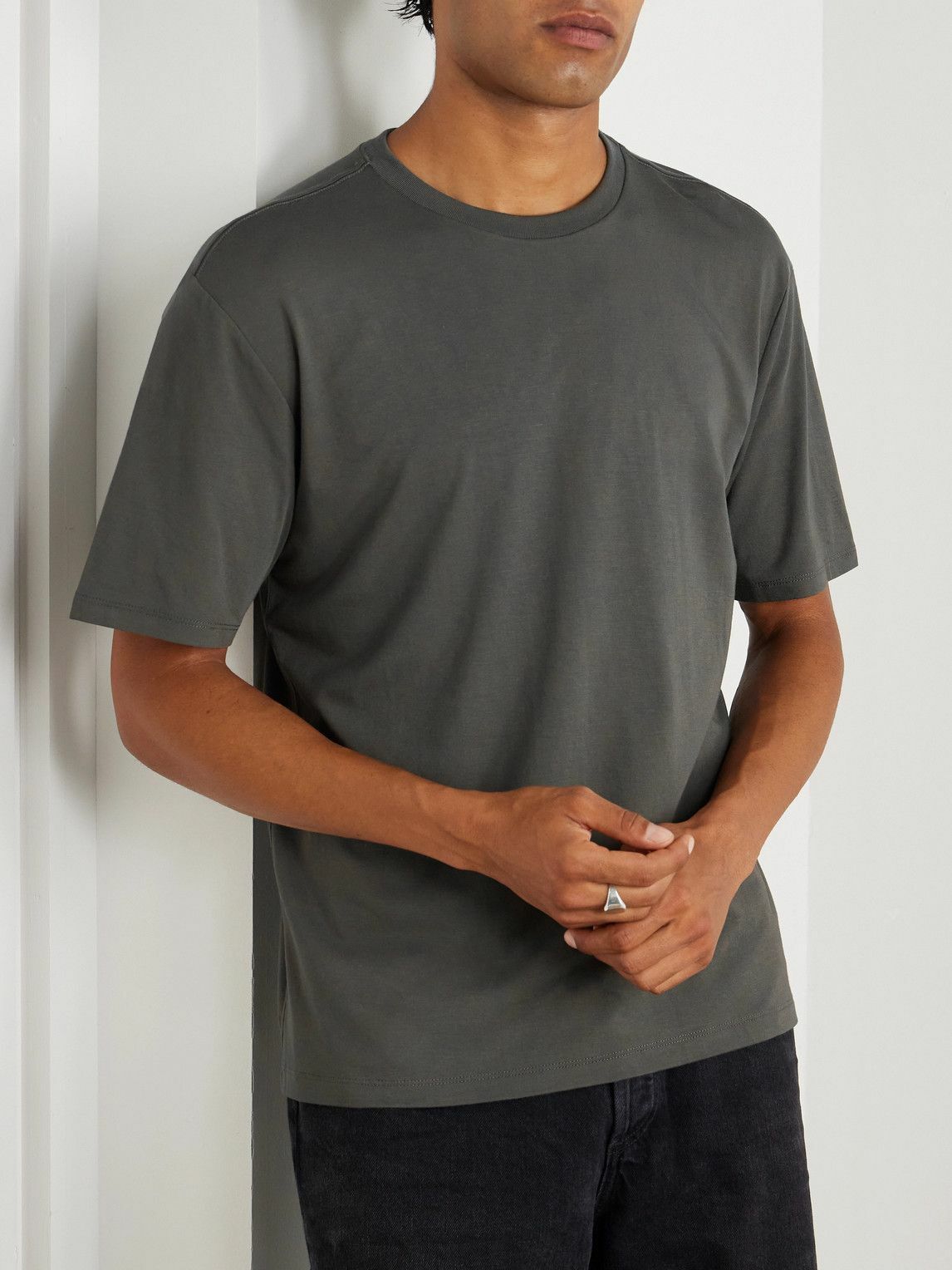 Rag & Bone - Tech-Jersey T-Shirt - Gray