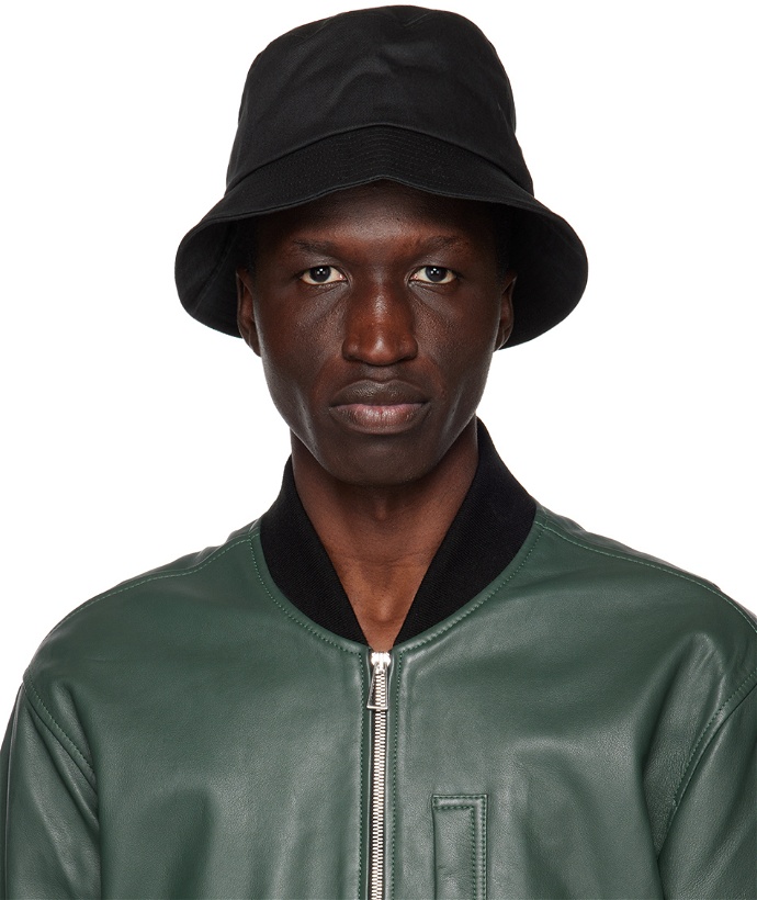 Photo: PS by Paul Smith Black 'PS' Bucket Hat