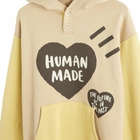 Human Made Men's Colorblock Hoodie in Beige