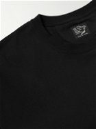 OrSlow - Logo-Embroidered Cotton-Jersey T-Shirt - Black