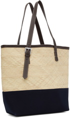 Vivienne Westwood Beige & Black Palm Tote