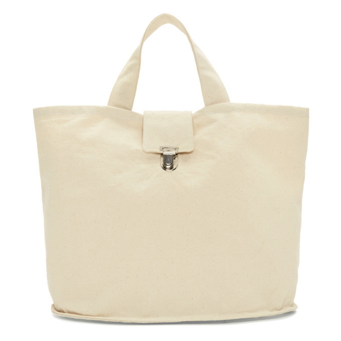 Photo: Camiel Fortgens Off-White Canvas Bucket Bag