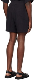 True Tribe Navy Smooth Steve Shorts