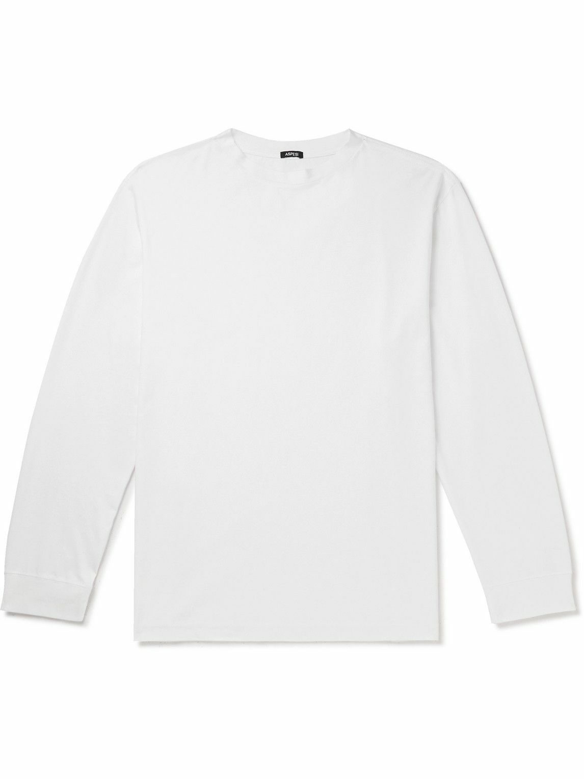 Photo: Aspesi - Supima Cotton-Jersey T-Shirt - White