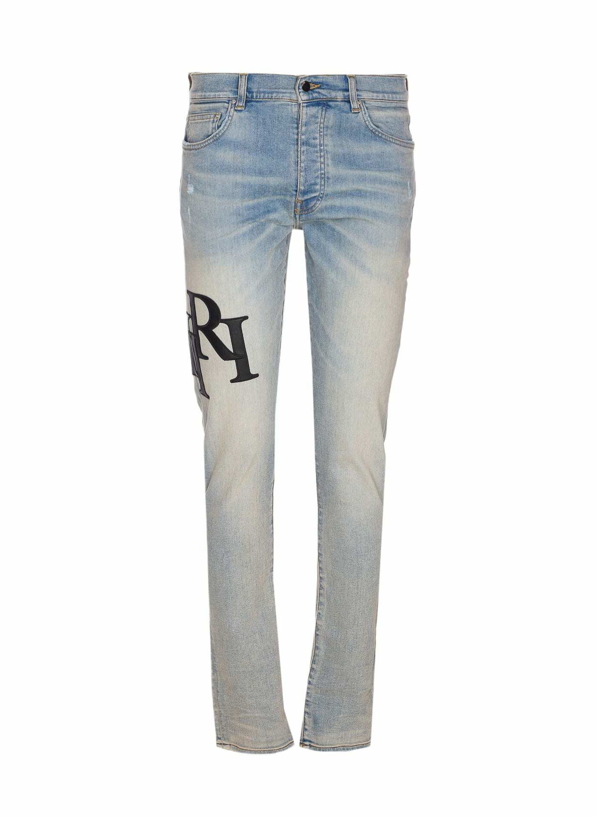 AMIRI MX1 LEATHER JEAN STORM GREY 30国内正規 AMIRI Grey MX1 Leather Jeans Amiri