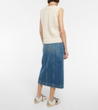 Golden Goose - Crochet cotton-blend vest