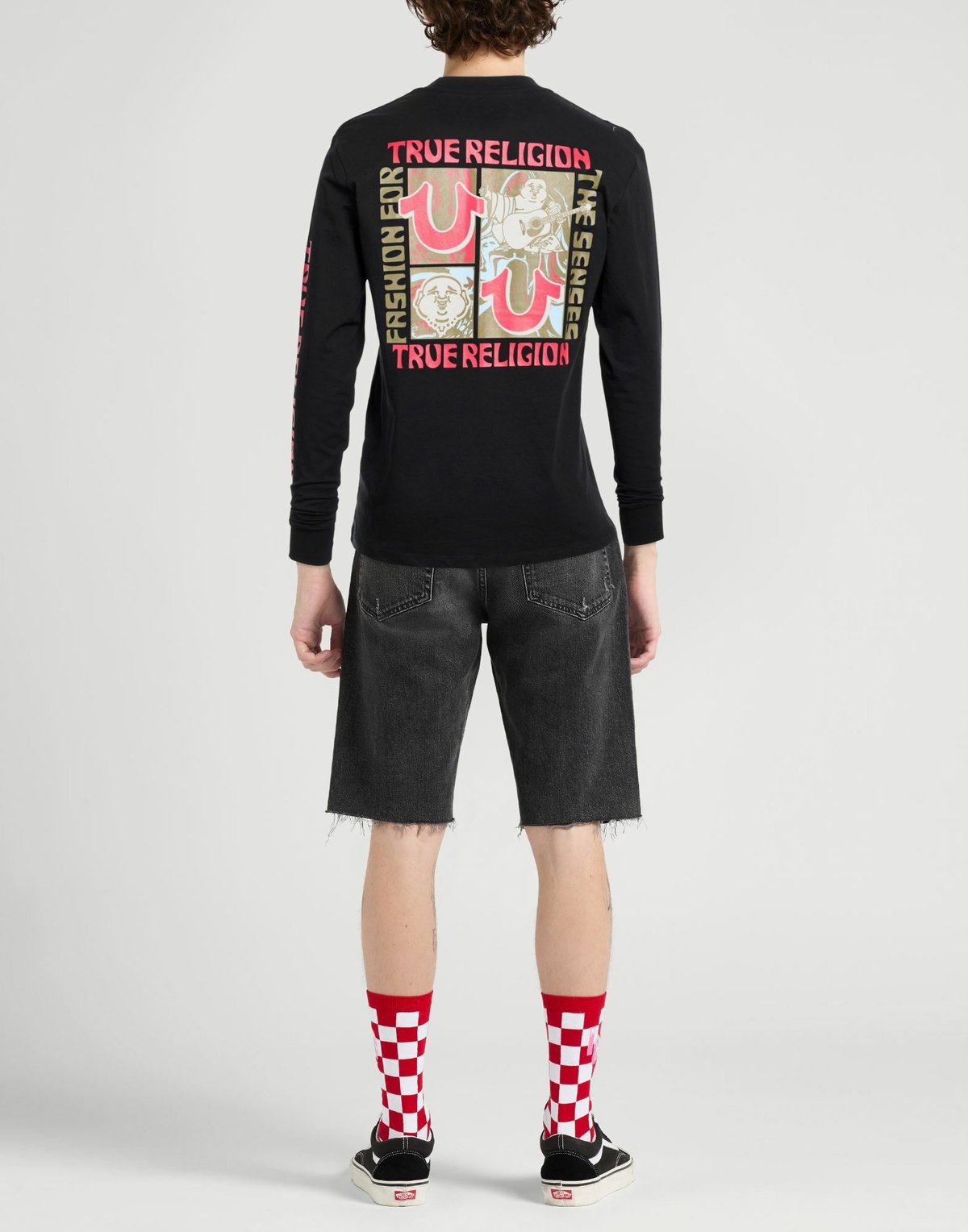True Religion Mens T-shirt in Black