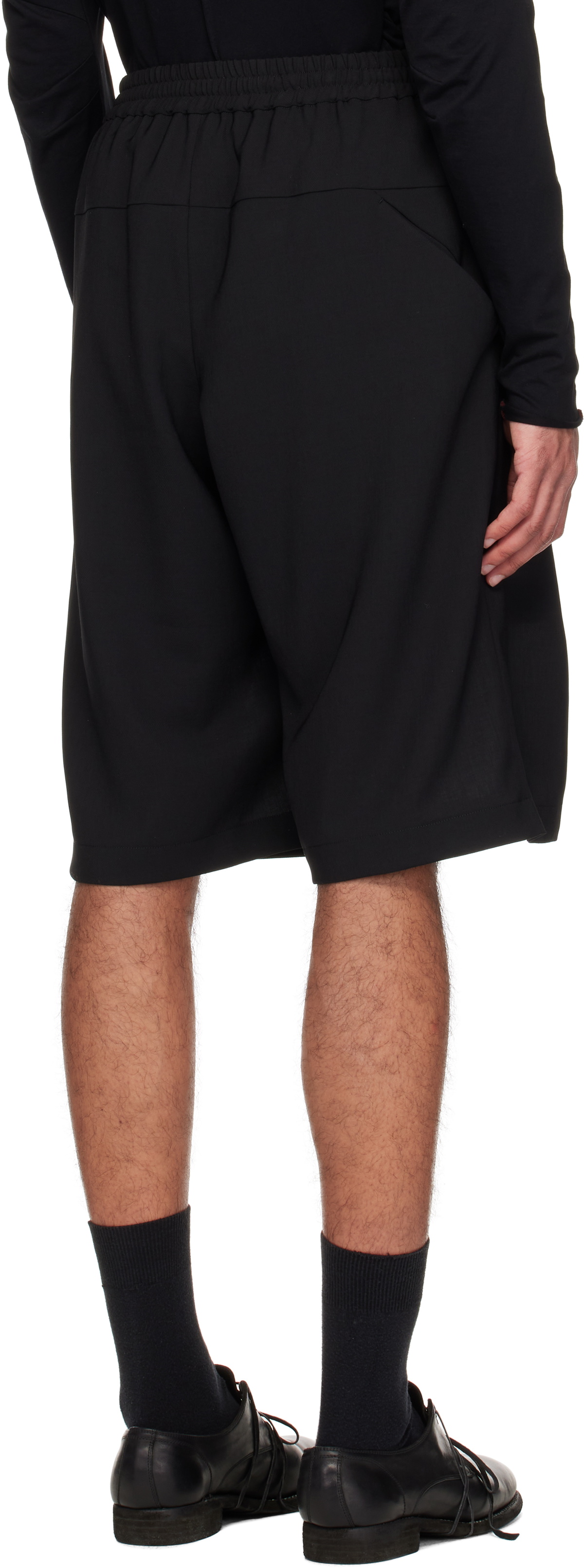 DEVOA Black Hybrid Shorts