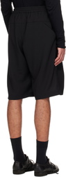 DEVOA Black Hybrid Shorts