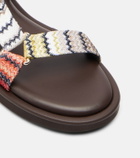 Missoni Minnie Zigzag sandals