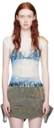 Masha Popova White Smokey Headlight T-Shirt