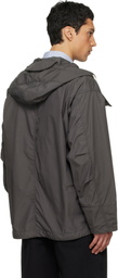 nanamica Gray Hooded Deck Jacket