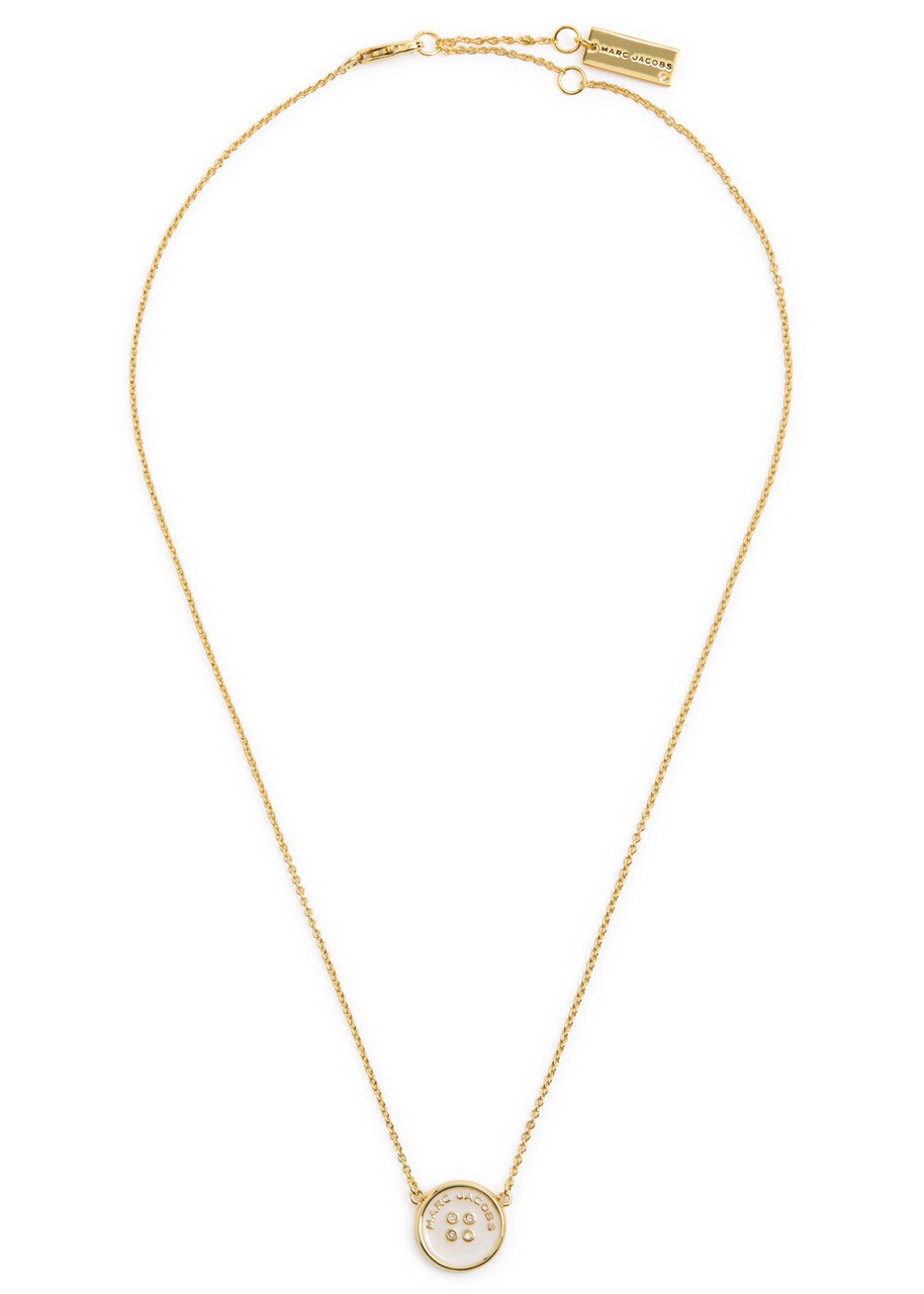 Marc Jacobs The Button Necklace - Gold - One Size