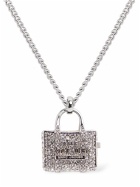 MARC JACOBS The Pavé Tote Crystal Pendant Necklace