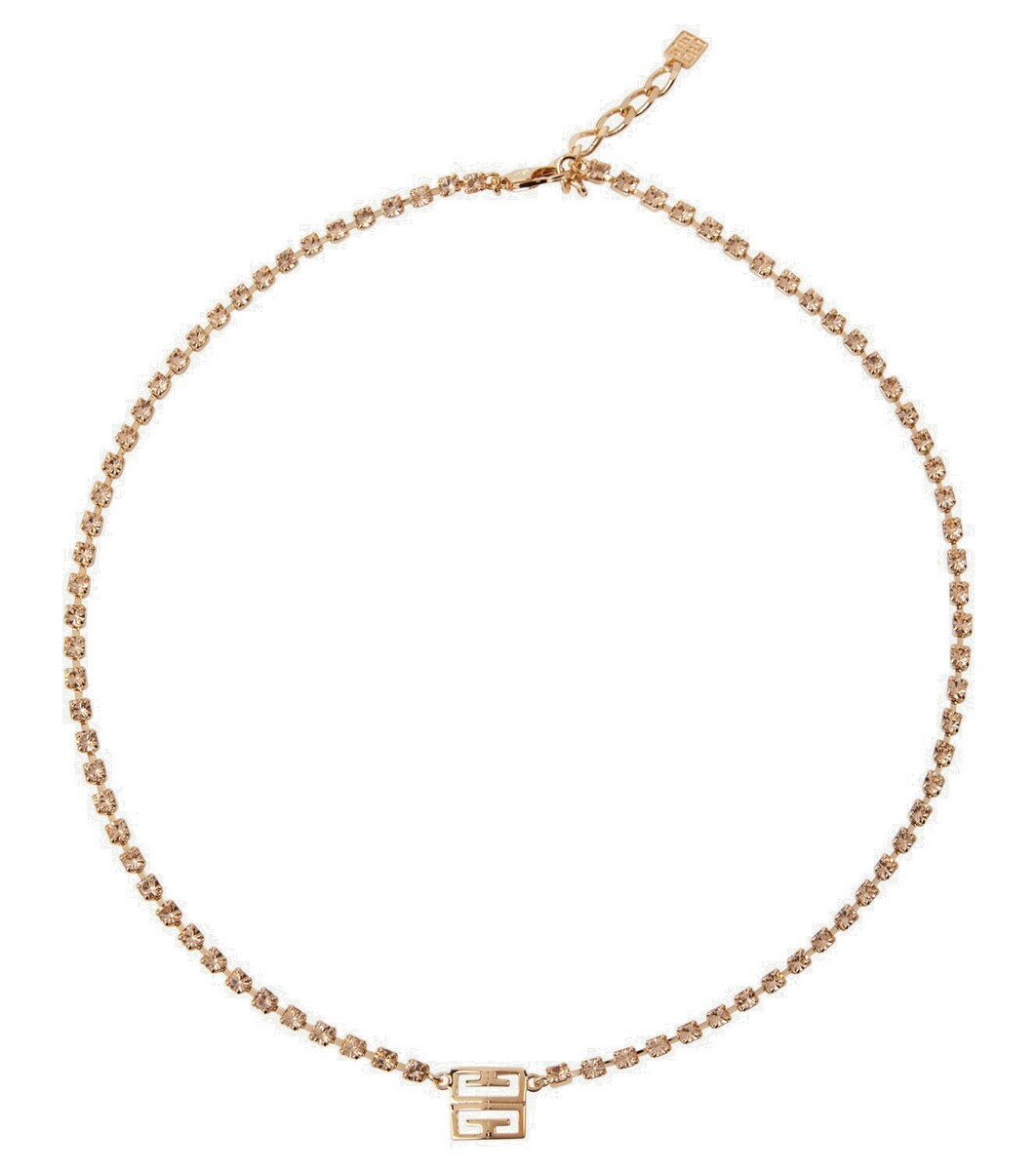Givenchy 4G crystal-embellished necklace Givenchy