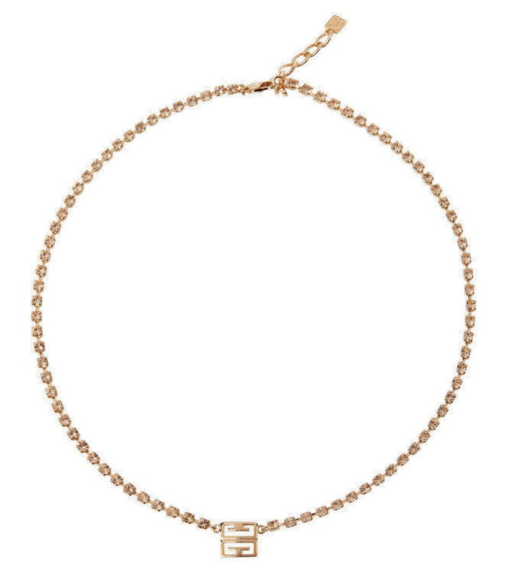 Photo: Givenchy 4G crystal-embellished necklace