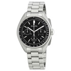 Bulova Lunar Pilot Chronograph Black Dial Mens Watch 96B258