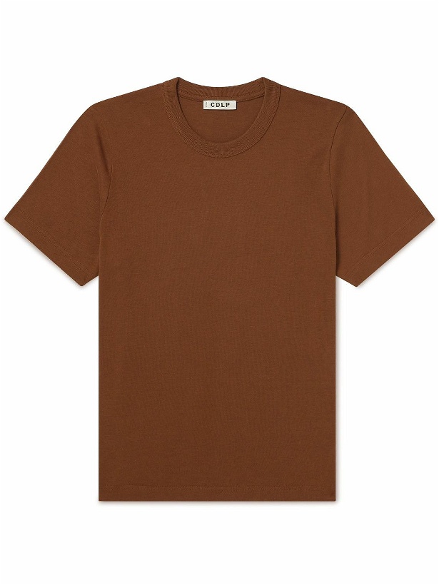 Photo: CDLP - Lyocell and Pima Cotton-Blend Jersey T-Shirt - Brown