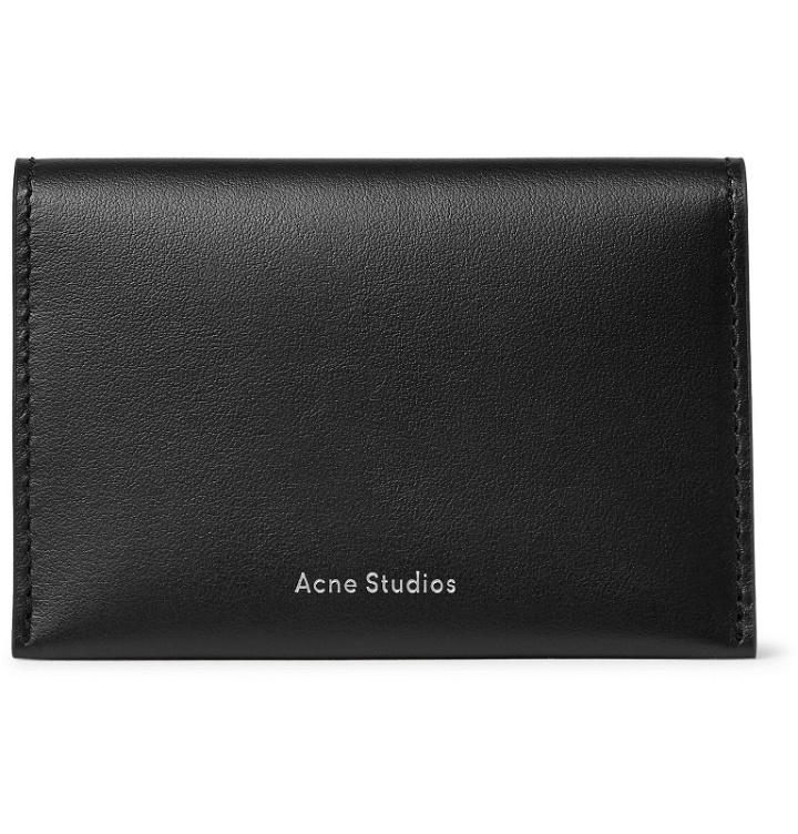 Photo: Acne Studios - Leather Bifold Cardholder - Black