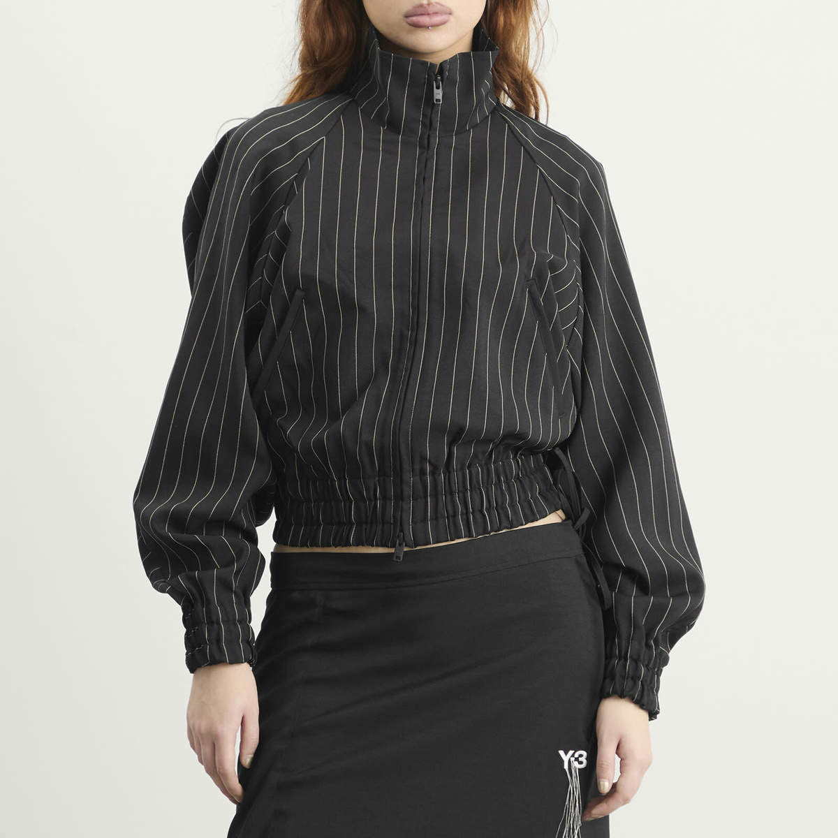 Y-3 Women's Stripe Jacket in Black