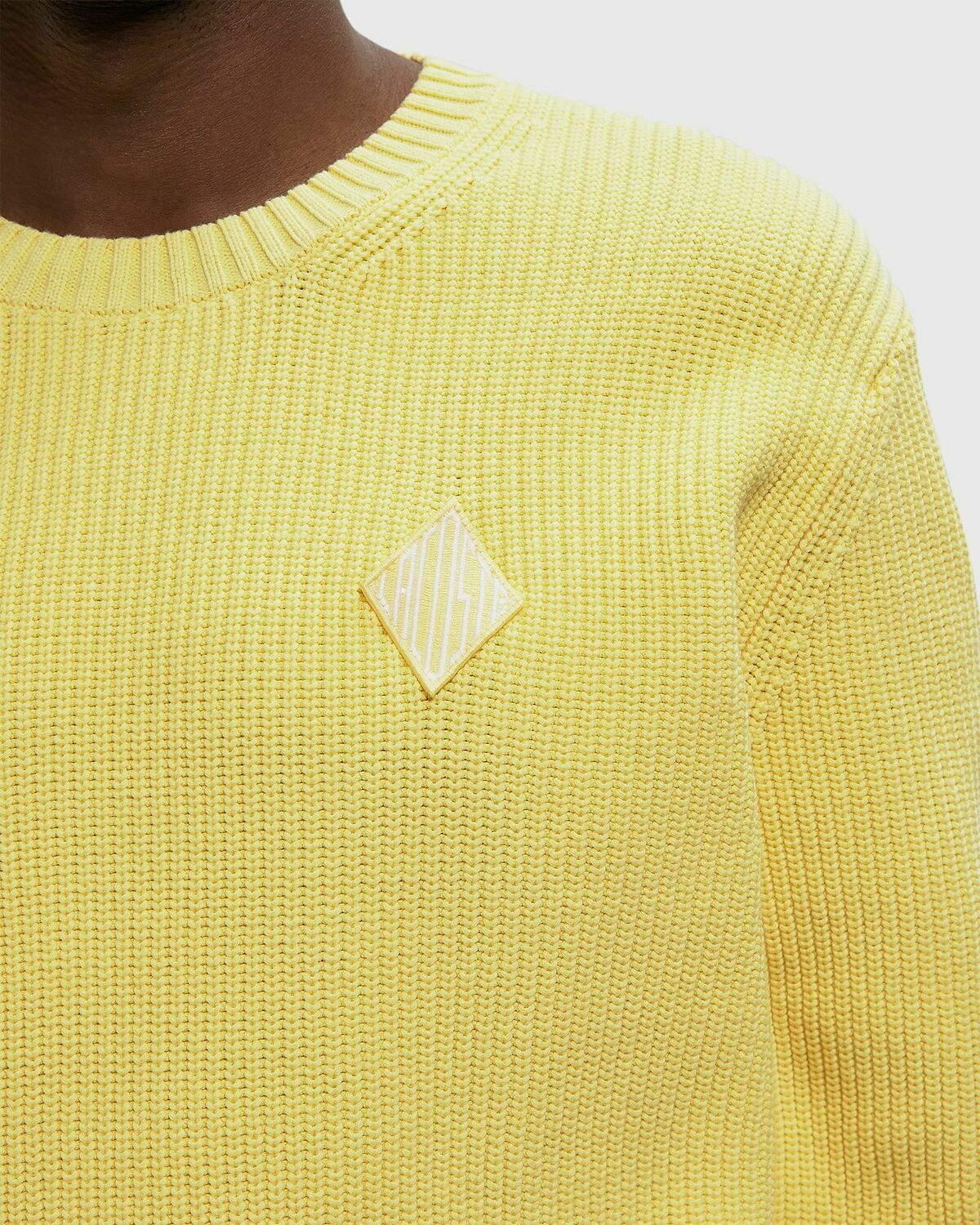 Lacoste SWEATERS yellow Mens Sweatshirt