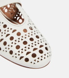 Alaïa Vienne leather ballet flats