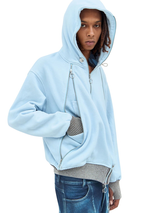 Photo: Charlie Constantinou Zip Hybrid Hooded Sweatshirt