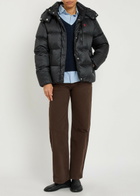 Polo Ralph Lauren Padded Hooded Nylon Jacket Black