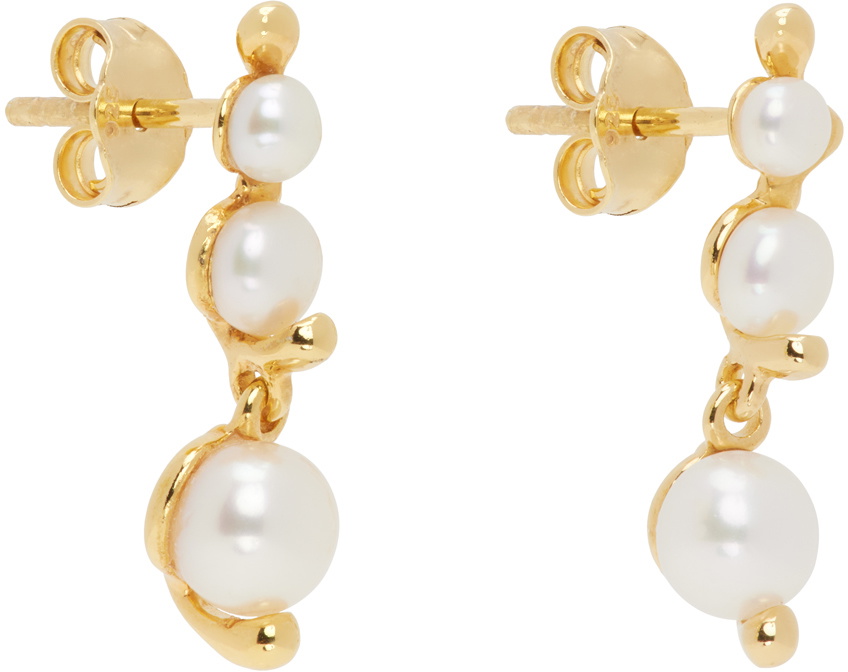 Maria Black Gold Shibuya San Earrings