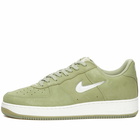 Nike Men's Air Force 1 Low Retro Sneakers in Oil Green/Summit White