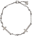 Dsquared2 Gunmetal Signature Cross Bracelet