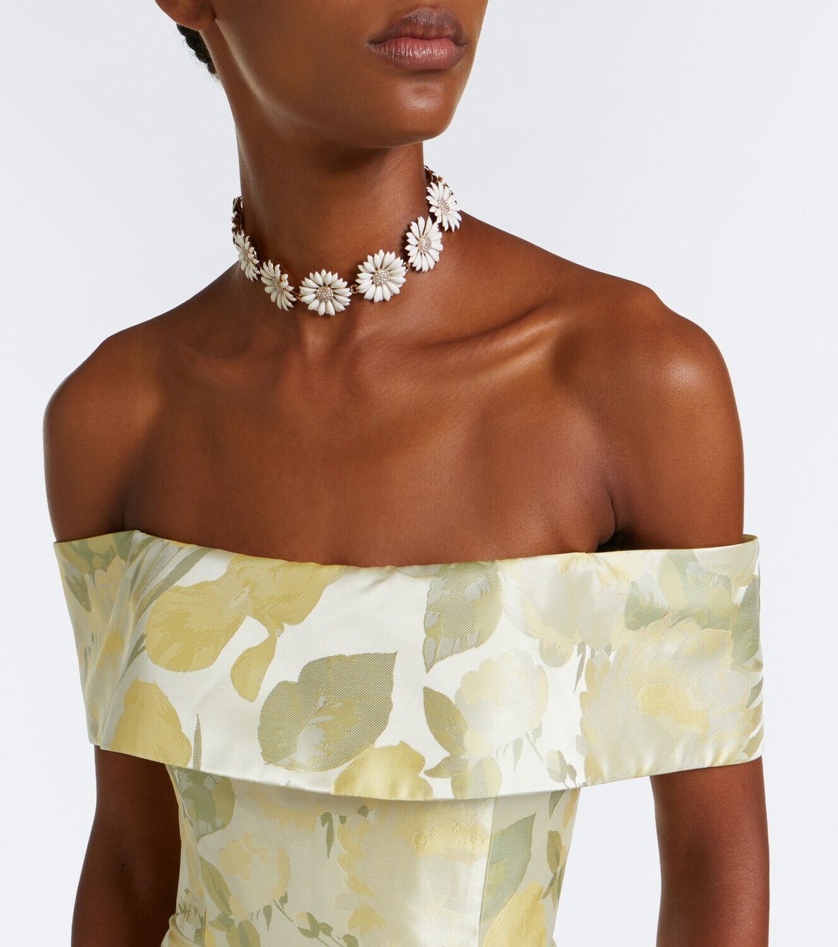 Markarian Clover floral gown
