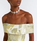 Markarian Clover floral gown