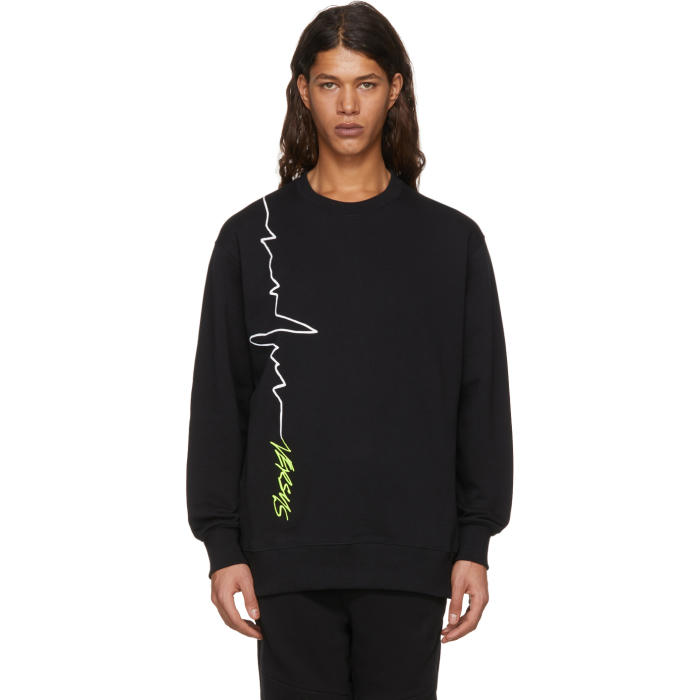 Versus Black Logo Signature Sweatshirt Versus