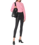 J Brand - Leenah croc-effect skinny jeans