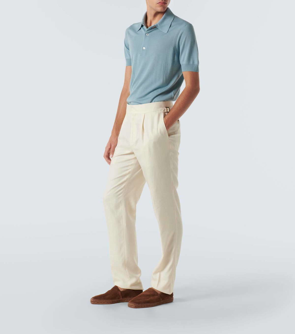Tom Ford Cashmere and silk polo shirt