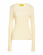 Marques' Almeida Womens Sweater in Pastel yellow