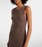 Leset Lauren sleeveless jersey midi dress