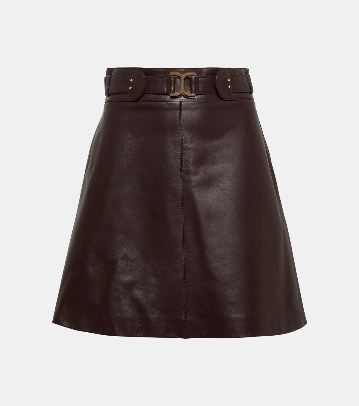 Chloé Leather miniskirt